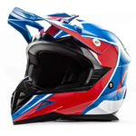 Шлем мото кроссовый HIZER 615*5  S blue