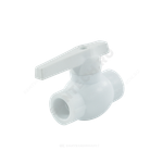 Кран шаровой PP-R белый Дн 63 внутренняя пайка VALFEX 10144063
