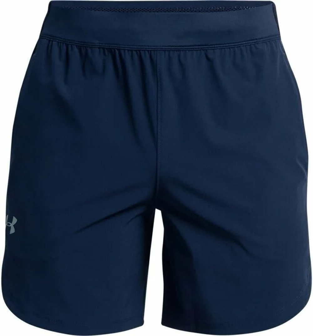 Мужские теннисные шорты Under Armour Men's UA Stretch Woven Shorts - academy/metallic solder