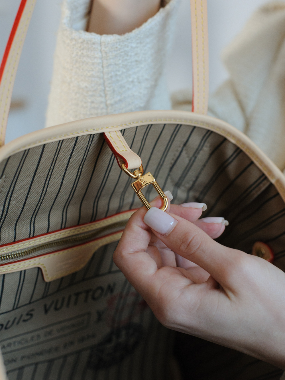 Louis Vuitton Neverful Bandoulière Inside Out