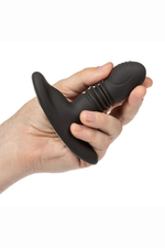 Массажер простаты Thrusting Rotator Probe с функцией памяти (Цвет: черный)