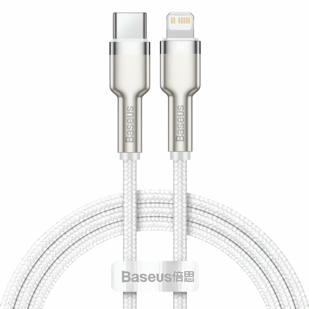 Кабель-зарядка Type-C на Lighting Baseus Cafule 20W 2м (CATLJK-B02) белый