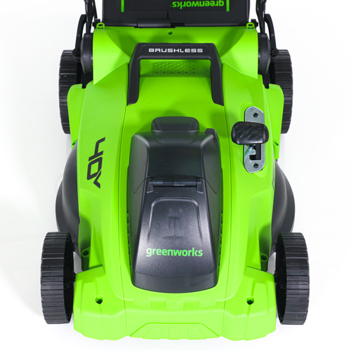 Газонокосилка аккумуляторная 40V Greenworks GD40LM16XK4 41см 45л АКБ 4Ач и ЗУ, бесщеточная