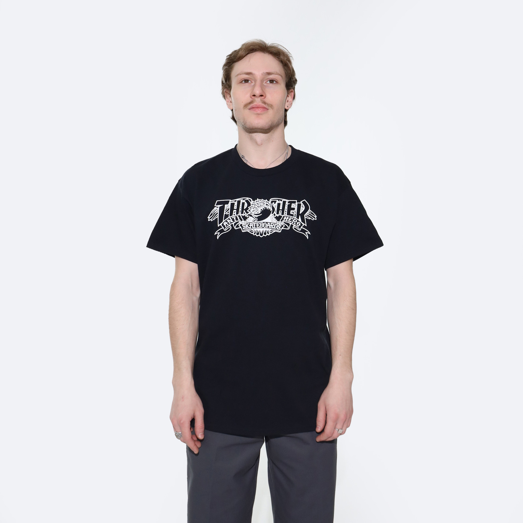 Футболка Thrasher Mag Banner T-Shirt (black) артикул: - купить в магазине Дайс