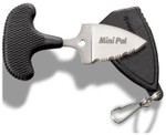 CS_43NSK Mini Pal - нож с фикс. клин., AUS8A, резин. рук-ть пластиковые ножны