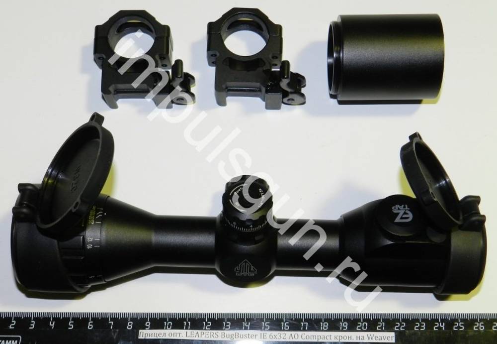 Оптический прицел LEAPERS BugBuster IE 6х32 AO Compact крон. на Weaver SCP-M632AOIEWQ