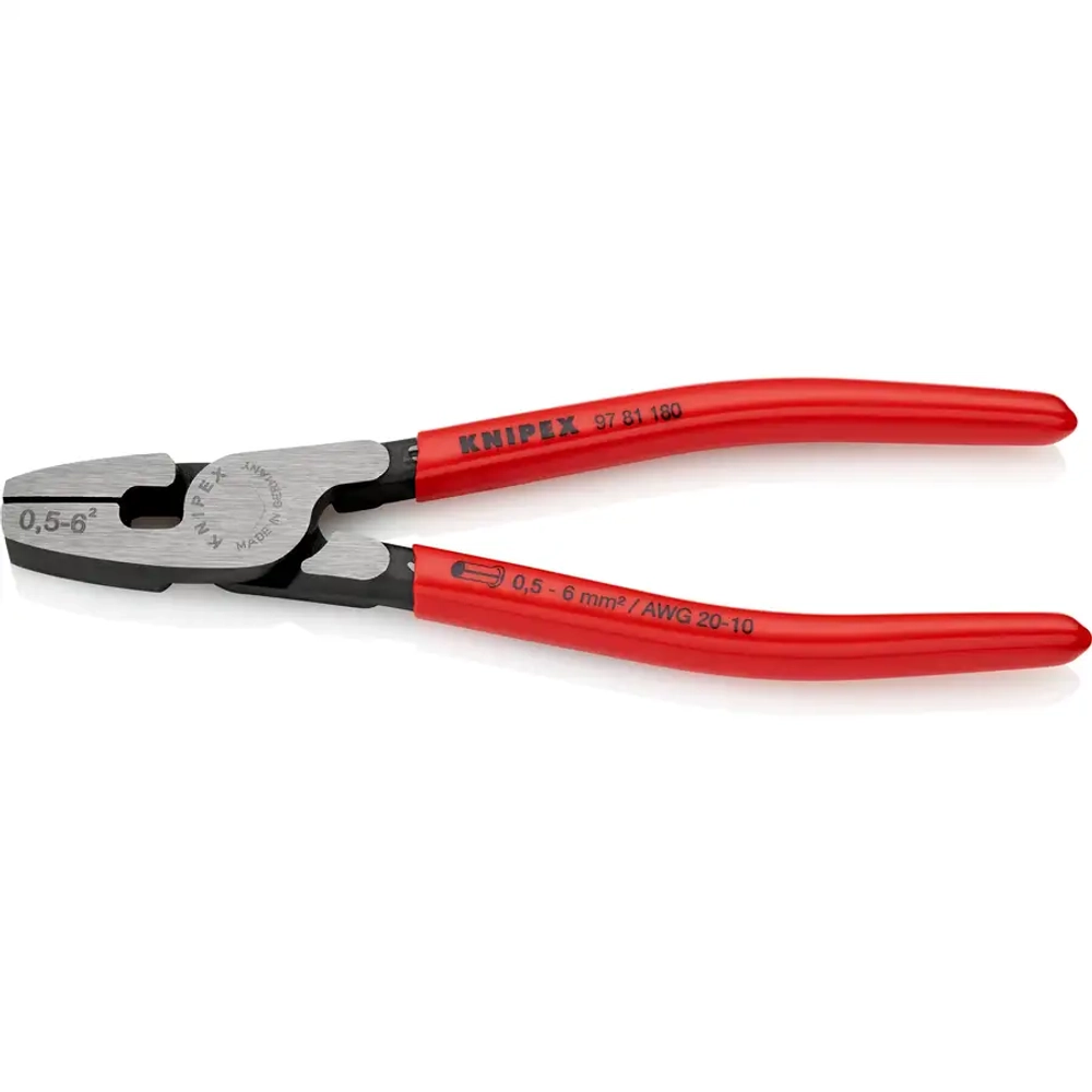 Инструмент для обжима контактных гильз 180 мм Knipex 97 81 180