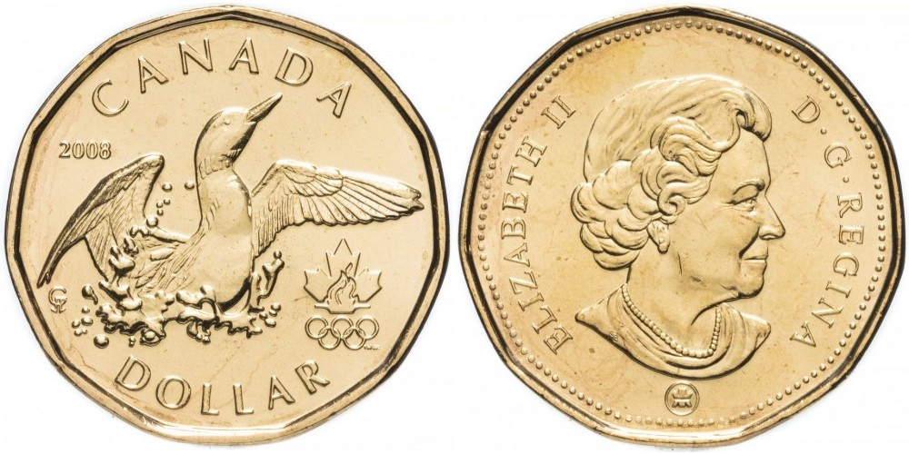 Канада 1 доллар, 2008 XXIX летние Олимпийские игры, Пекин XF