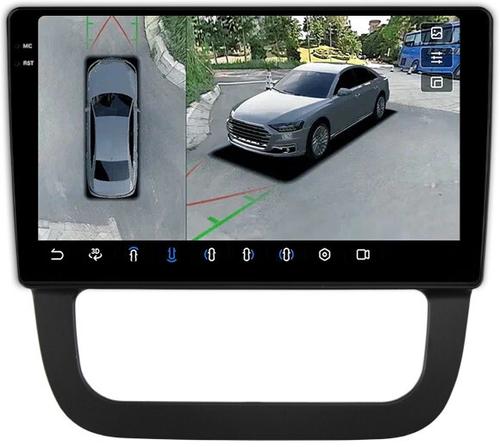 Магнитола для Volkswagen Jetta 5 2005-2010 (климат 2) - FarCar BX3227M-360 монитор 10.36" 2K QLED на Android 13, Быстрая, CarPlay, 4G SIM-слот, 4 камеры в комплекте