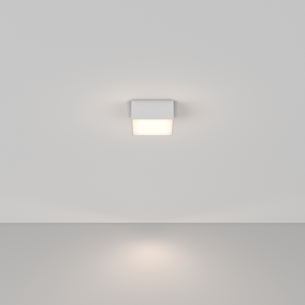 Потолочный светодиодный светильник Maytoni Zon C032CL-12W4K-SQ-W