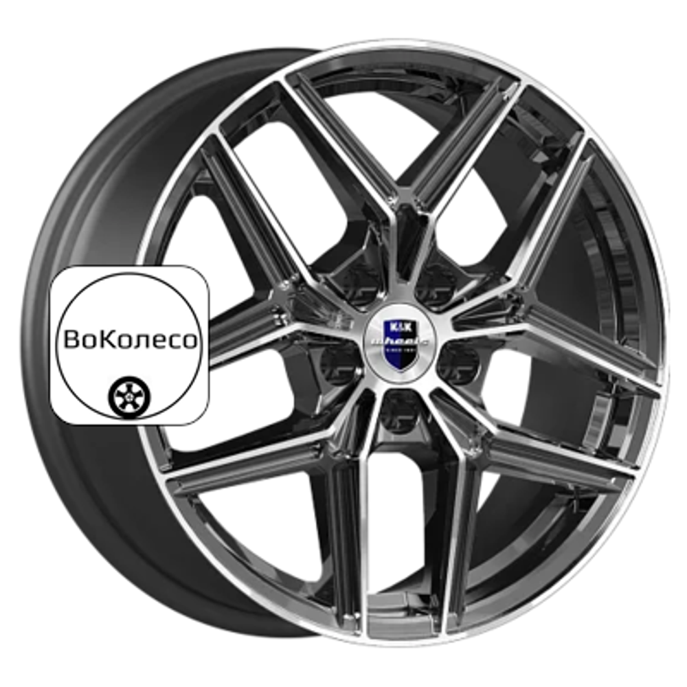 7x17/5x114,3 ET40 D66,1 Юнион (КС1025) Алмаз черный K&K