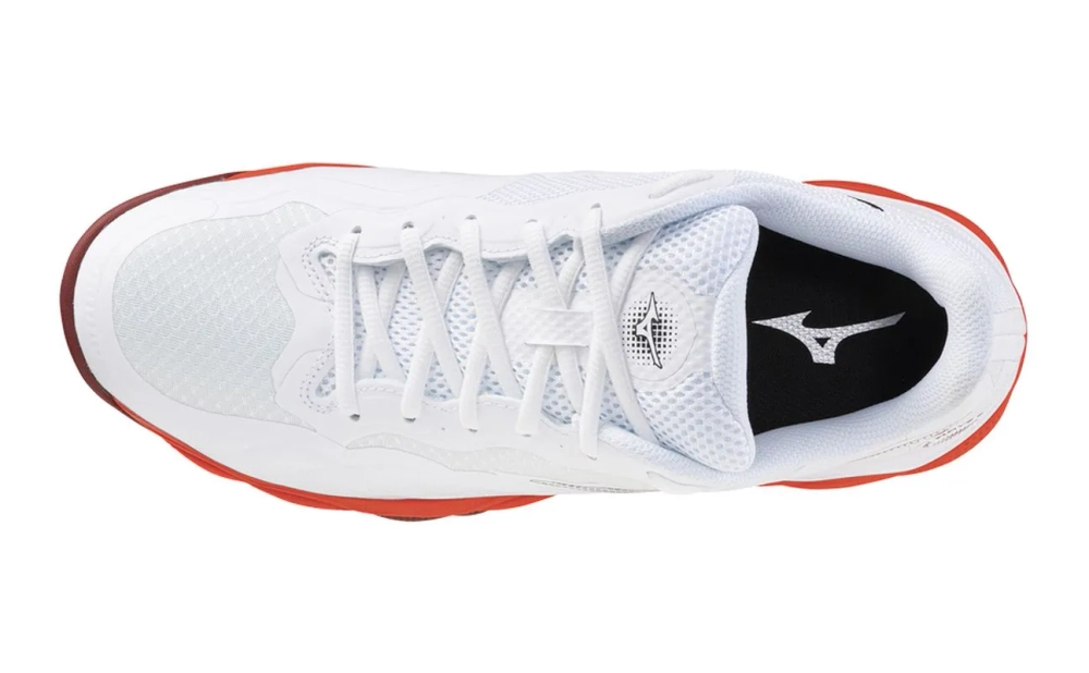 Теннисные кроссовки Mizuno Wave Enforce Court CC - fiery red/white/sun-dried tomato