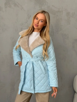 Пальто куртка стеганая