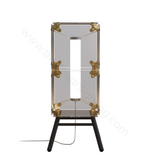 Floor design lamp  Hyperqube by Felix Monza (2 lampshade ,  Smoky)