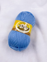 Пряжа ADELIA "ОЛИВИЯ" / "OLIVIA" 60% акрил, 40% шерсть100 г 250 м ± 10 м №14 голубой