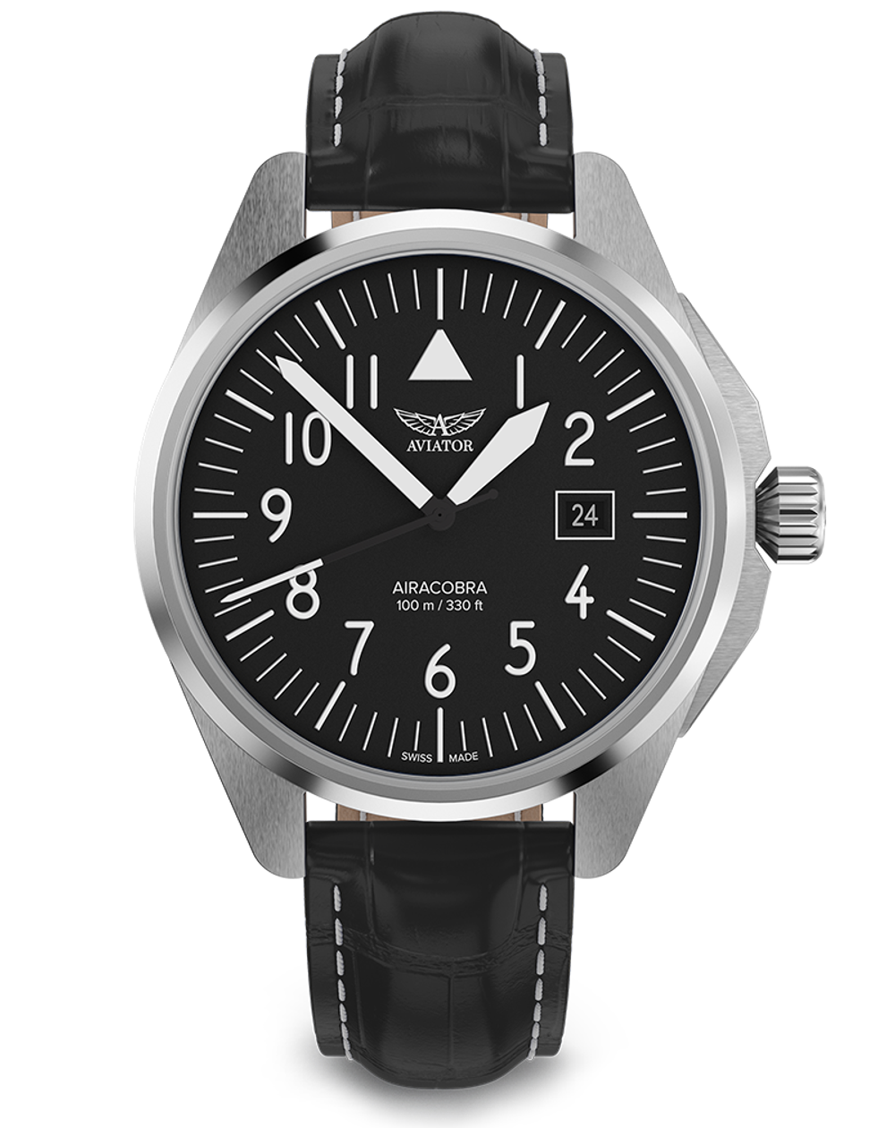 Чаcы кварцевые AVIATOR AIRACOBRA TYPE A V.1.38.0.315.4 мужские