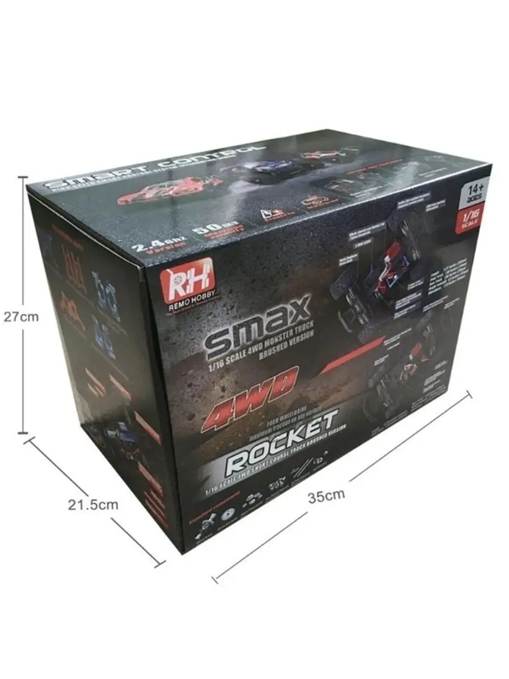 Машина на радиоуправлении Smax II 4WD RH1631 1:16
