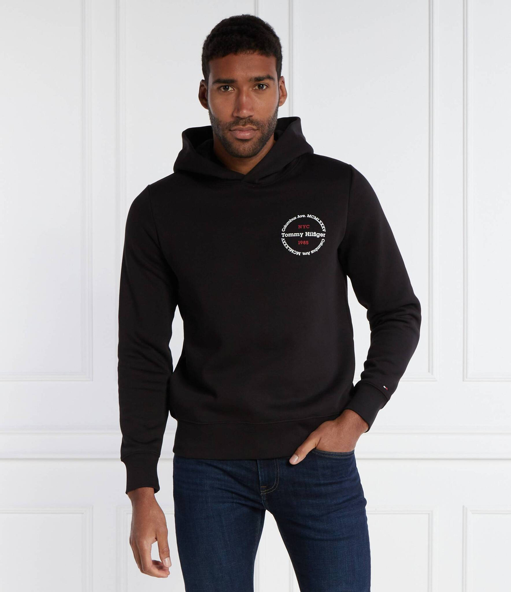 Худи ROUNDEL Tommy Hilfiger - черный(MW0MW34381)