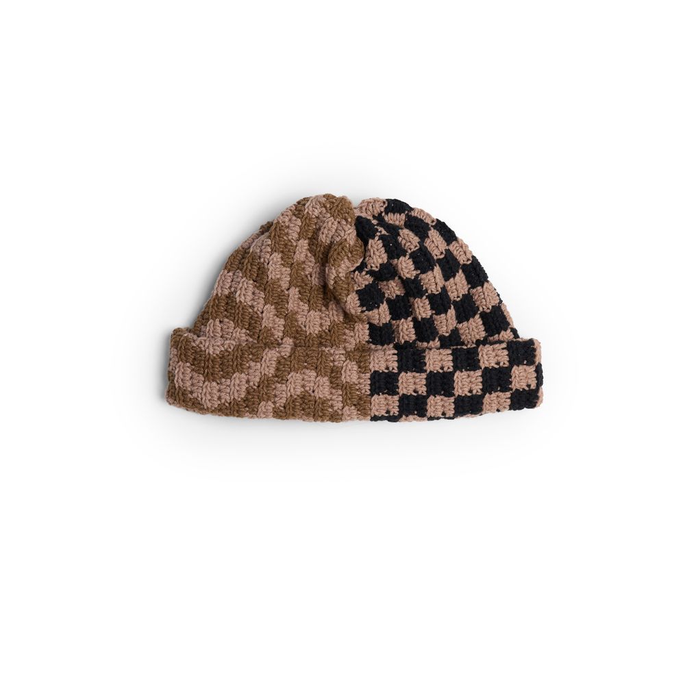 Шапка Jacob Cro Beanie Twins "Chocolate/Black"