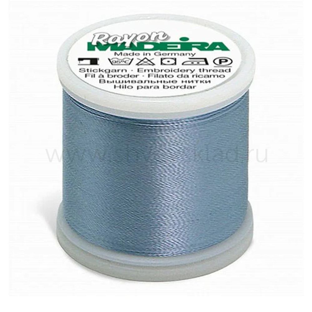 Нитки вышивальные вискоза Madeira Rayon №40, 1000 м, цв. 1027, 9841, 5 катушек