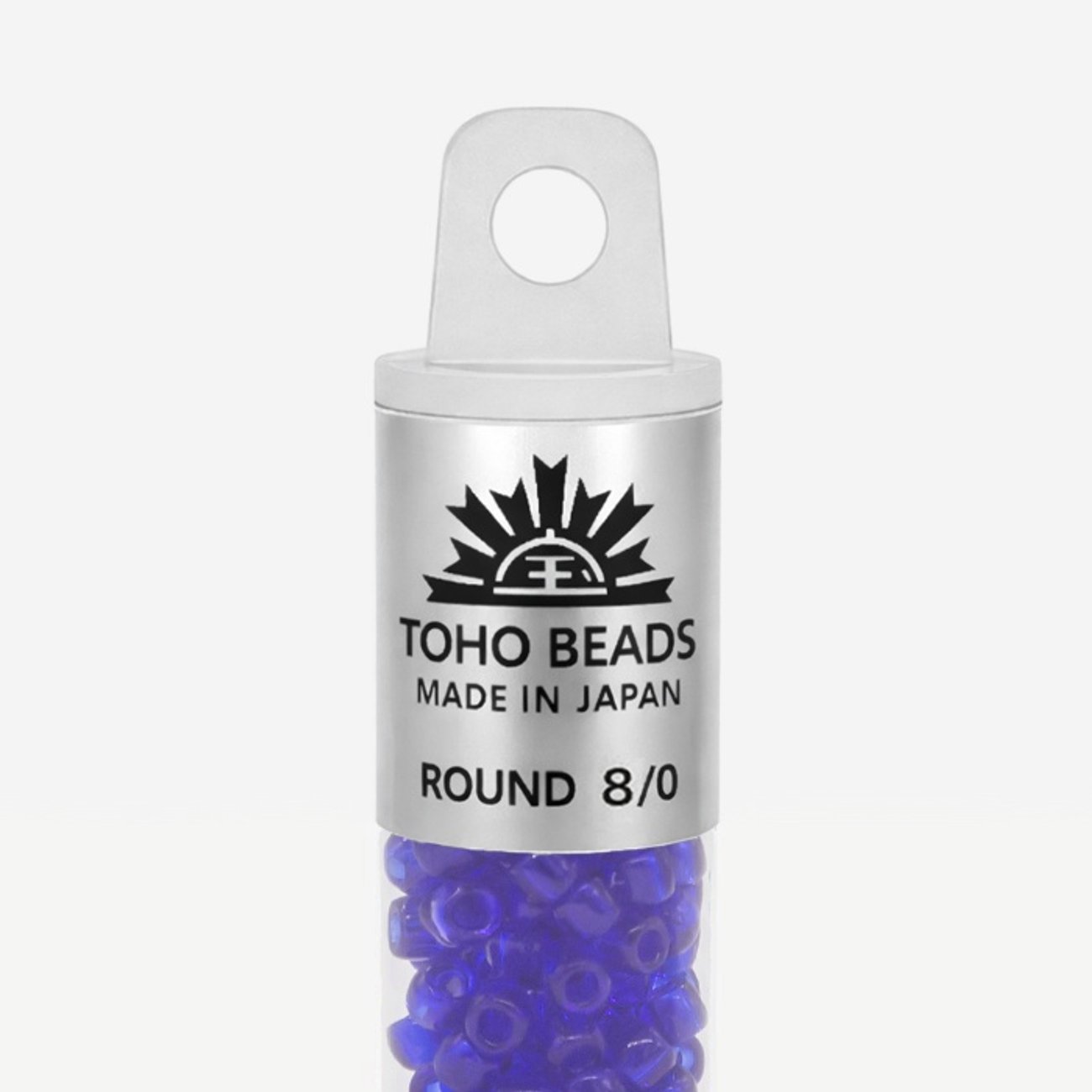 Японский бисер TOHO Round 8/0 (№8), прозрачный