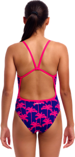 Купальник FUNKITA Girl's Pinky Palms (Single Strap)