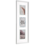 Рамка для фотографий pleasant moments, 22,5х67,5 см, белая