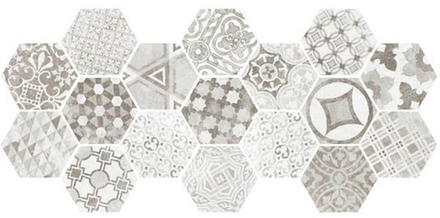 Декор Hexatile  CEMENT GARDEN GREY
