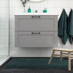 Коврик IKEA для ванной или прикроватный ALMTJАRN зеленый пушистый 60х120 см
