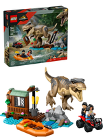 Конструктор Лего Парк Юрского периода Побег Ти-Рекса по реке | LEGO Jurassic Park T. rex River Escape - 76975, 199 д 5+