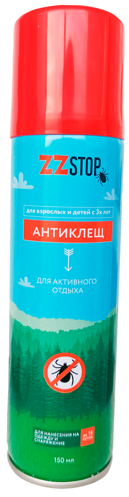 Антиклещ ZZ STOP "BIOSPECTOR" 150мл