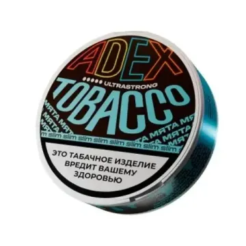 Жевательный табак (М) ADEX ultrastrong slim Мята