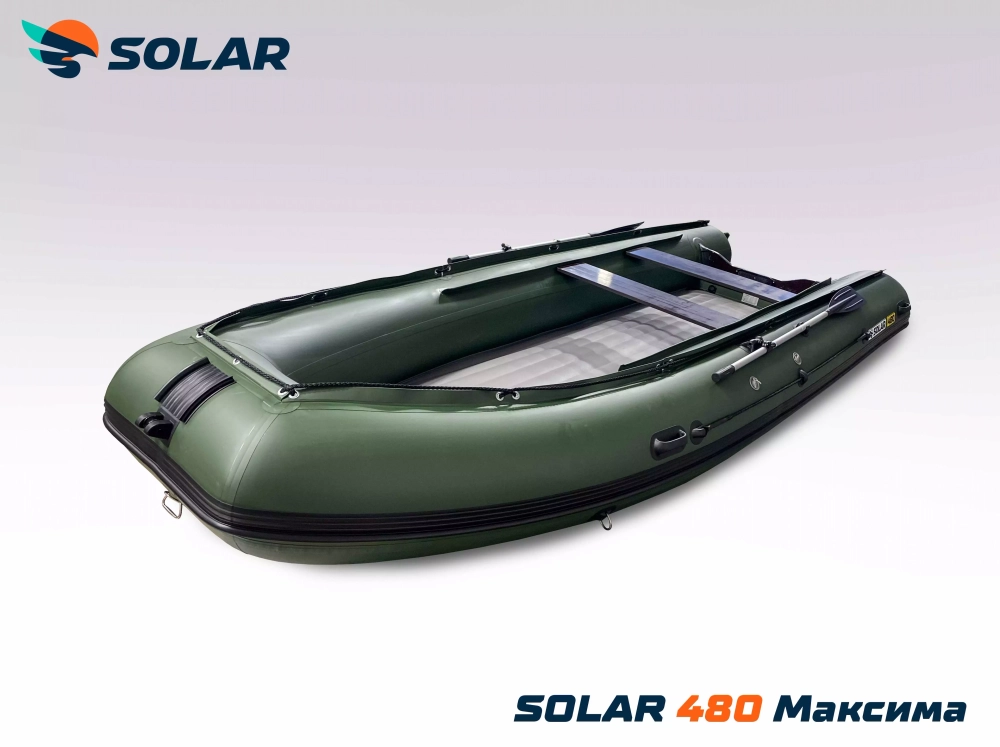 Лодка надувная моторная solar-480 к