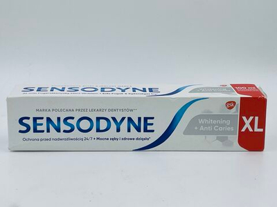 Зубная паста Sensodyne отбеливающая против кариеса 100 мл (Польша)