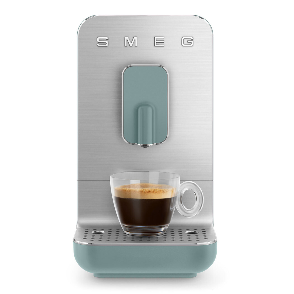 Кофемашина автоматическая Smeg изумрудный зеленый матовый