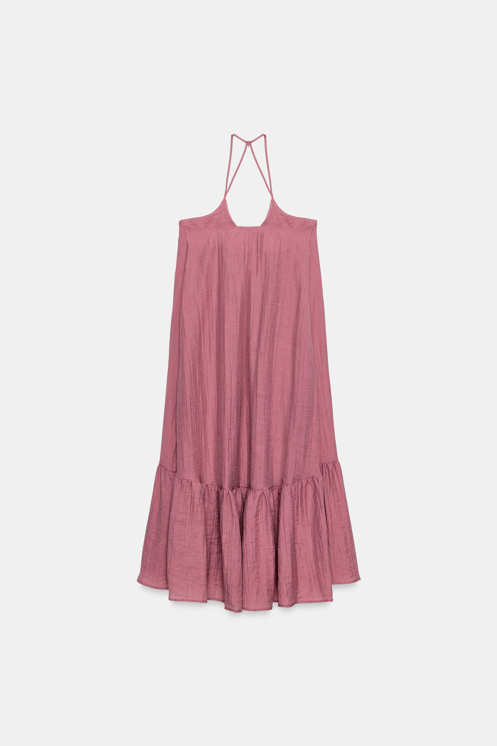 ОБЪЕМНОЕ ПЛАТЬЕ МИДИ — ZARA