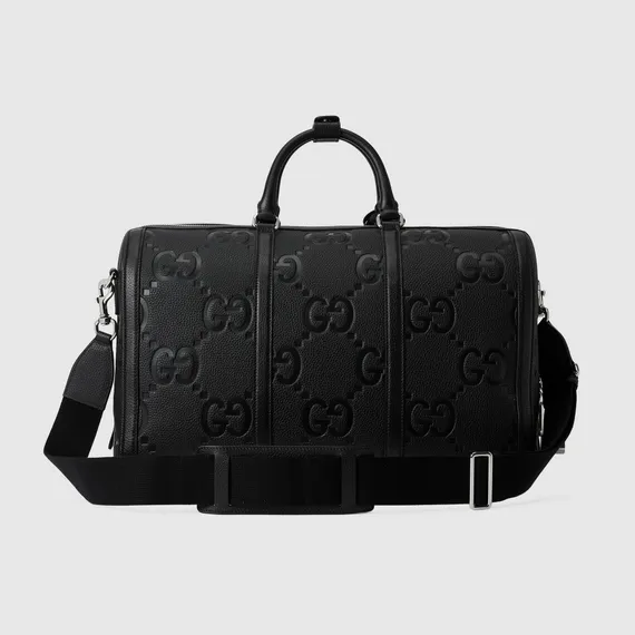 Маленькая сумка Gucci Duffle с орнаментом Jumbo Gg