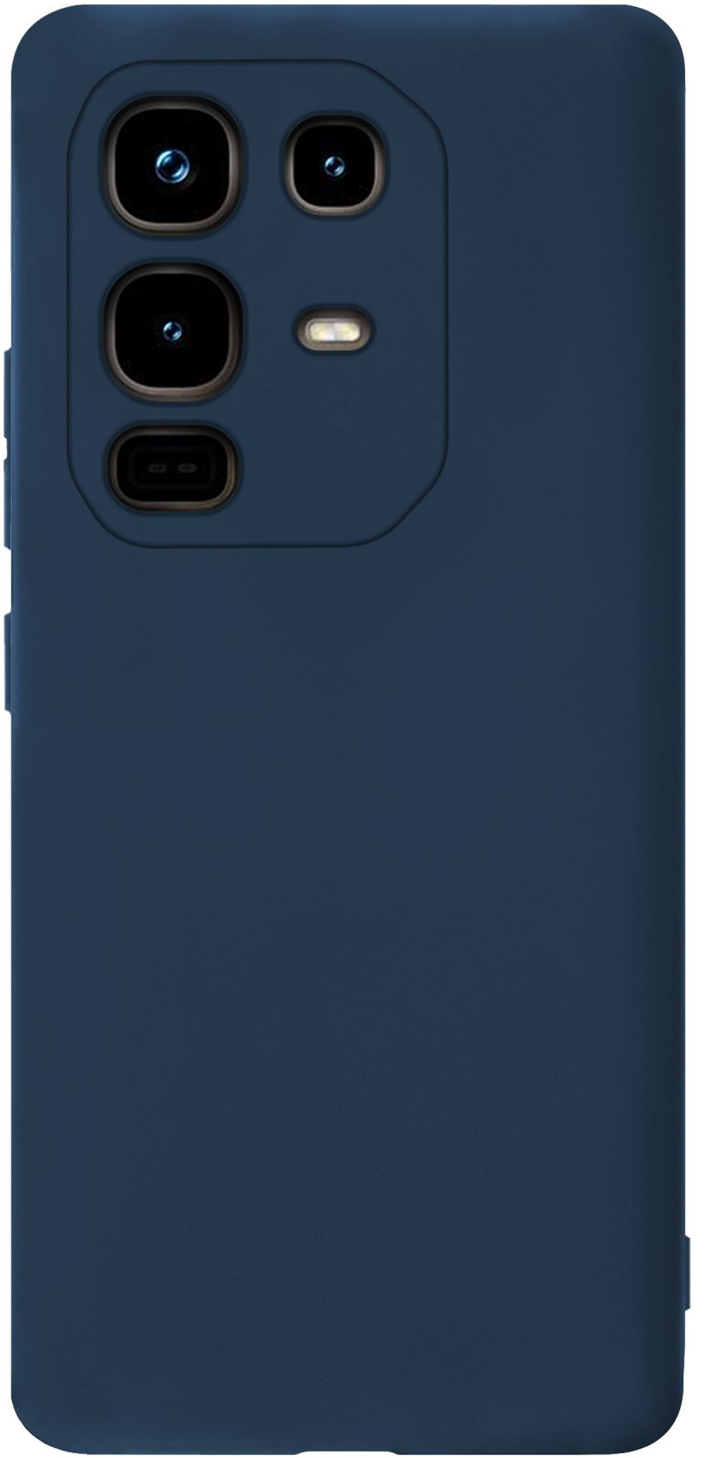 Мягкий Soft Touch чехол из силикона для INFINIX NOTE 50 / 50 PRO с бархатной подкладкой