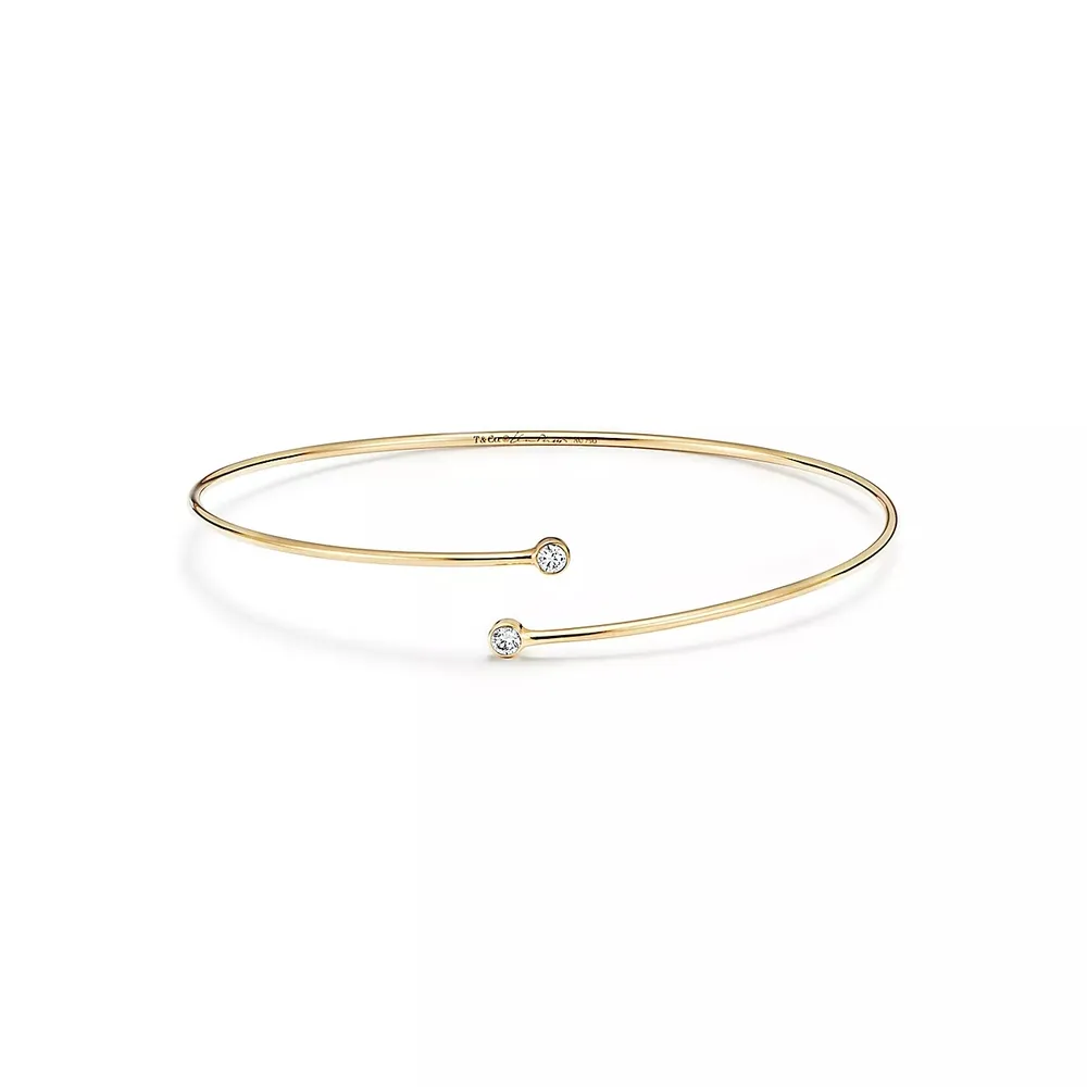 Кольцо из платины Diamond Hoop, Tiffany 💝Эксклюзив