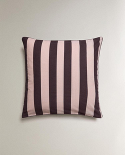 ZARA HOME НАВОЛОЧКА В ПОЛОСКУ, РОЗОВЫЙ