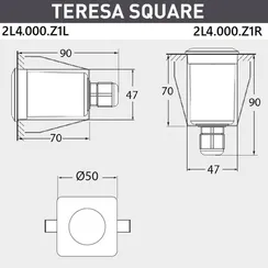 Встраиваемый светильник уличный Teresa 2L4.000.000.AXZ1L Fumagalli