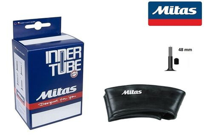 Камера 26x1,75/2,45 бутил, авто-ниппель A/V-48, (0,9 мм) Classic MITAS (510340162111)
