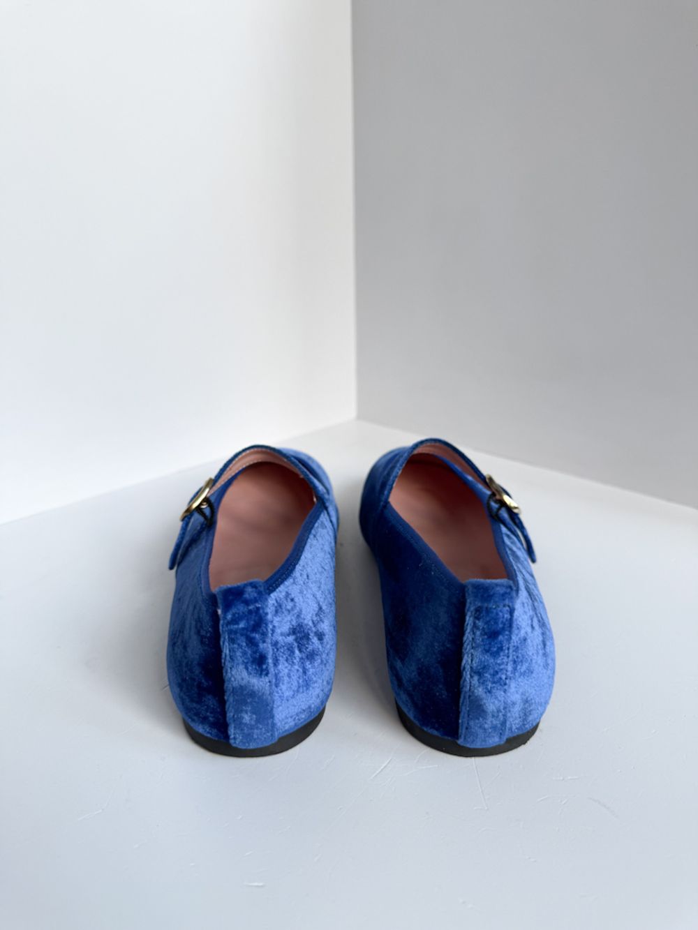Бархатные туфли-балетки Pretty Ballerinas, 36