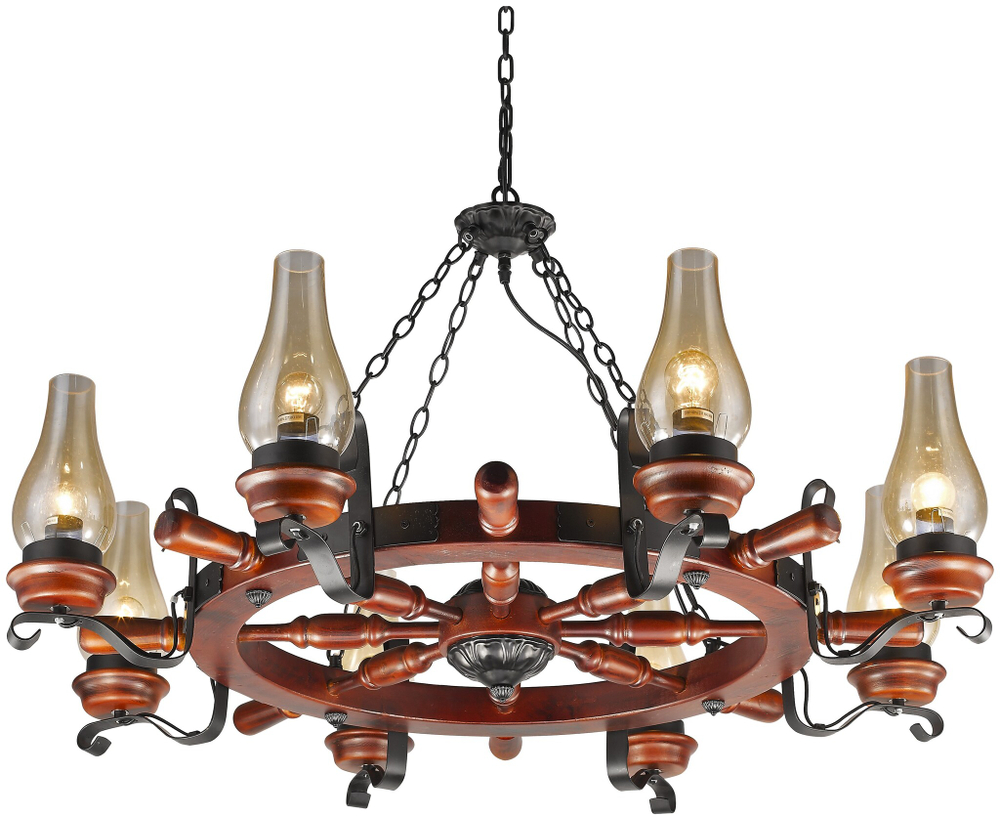 Люстра подвесная Velante Wooden 583-703-08