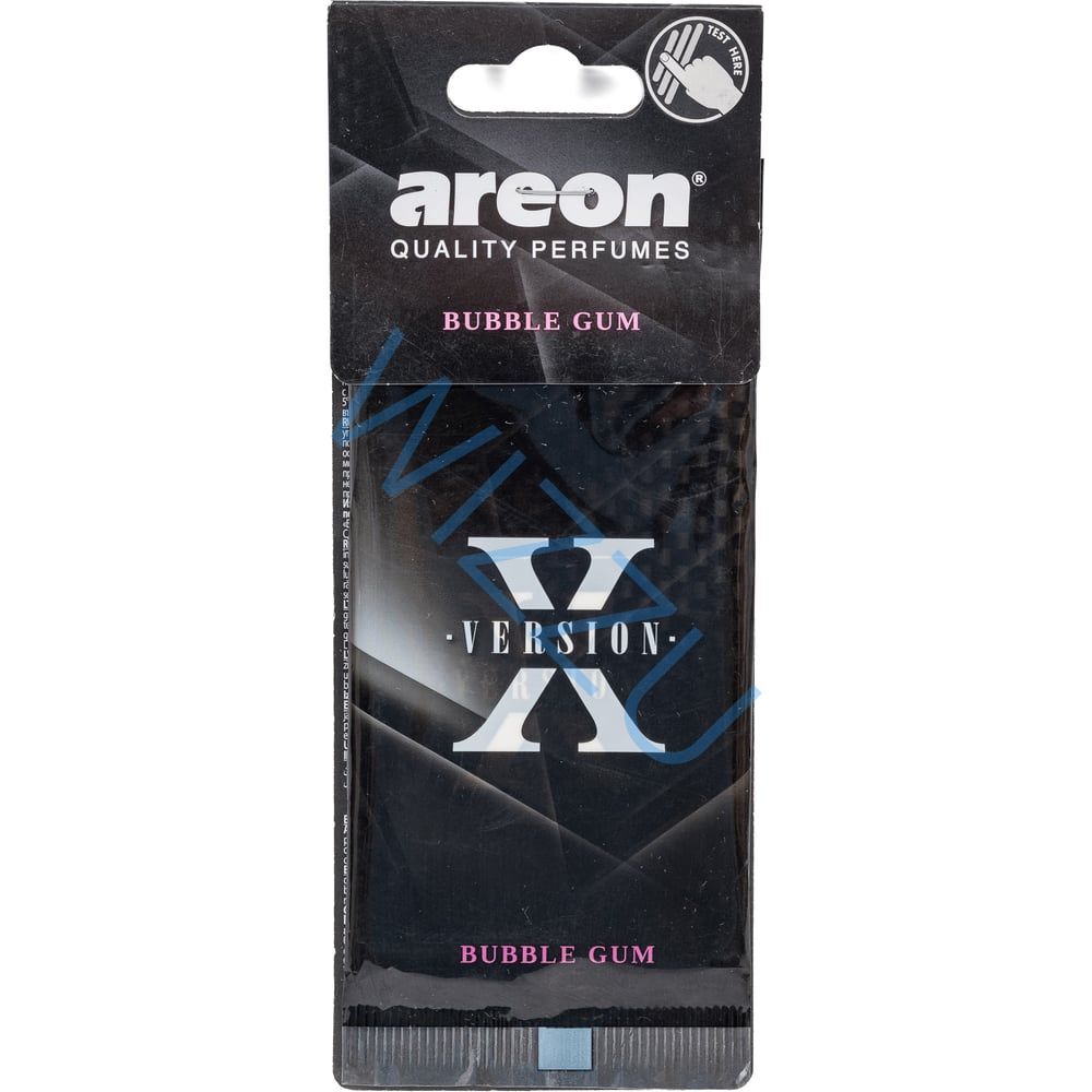 Ароматизаторы для автомобиля AREON X-VERSION  Bubble Gum (704-AXV-003 / 1/120)