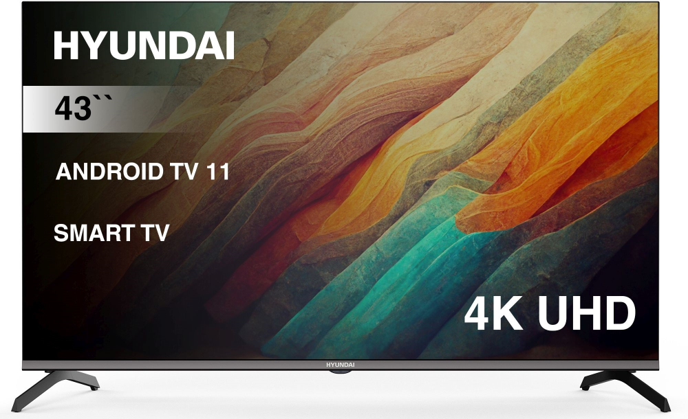 ЖК телевизор Hyundai H-LED43BU7006(UHD Smart,metal frameless)