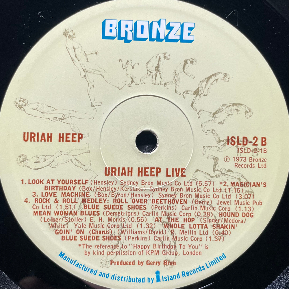 Uriah Heep - Uriah Heep Live 2LP (Англия 1973г.)