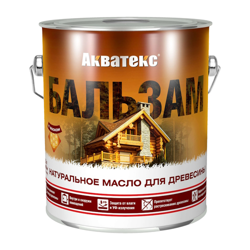 Пропитка по дереву Антисептик АКВАТЕКС Бальзам эбеновое дерево  2,2л (Рогнеда)