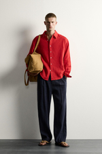 РУБАШКА RELAXED FIT ИЗ 100% ЛЬНА — ZARA · 2634/374