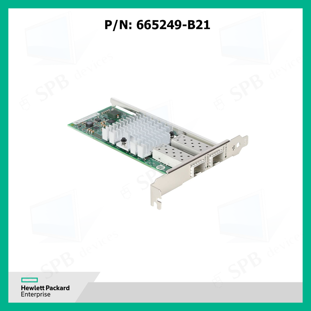 Сетевой адаптер HP Ethernet Adapter, 560SFP+, 2x10Gb, PCIe (2.0) 669279-001, 665249-B21